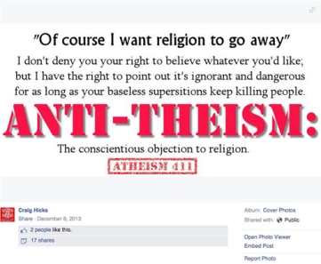 Craig-Hicks-Facebook-Anti-Theism